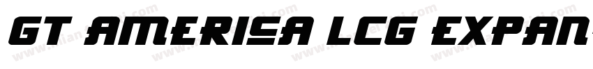 GT America LCG Expan字体转换